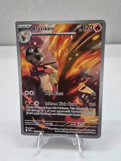 Pokemon TCG: Blaziken 192/182 (NM) - SV10: Destined Rivals - Illustration Rare - Image 1