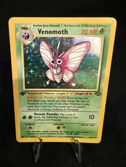 1999 Pokemon TCG Jungle Venomoth 1st Edition Holo #13/64 - Image 1