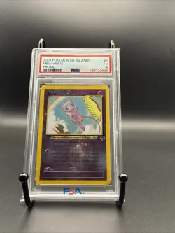 2001 Pokemon Southern Islands Mew Reverse Holo #1 , PSA 5 - Image 1