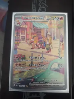 Pokemon TCG Skeledirge EX Paldea Evolved Special Illustration Rare - Image 1