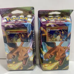 Sealed Pokemon Sword & Shield Vivid Voltage Charizard Theme Deck - Image 1