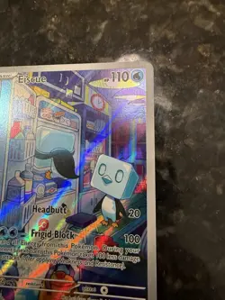 Eiscue Illustration Rare 205/193 SV02: Paldea Evolved Pokemon - Image 3