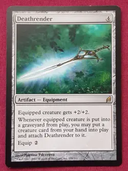 Magic The Gathering LORWYN DEATHRENDER artifact card MTG - Image 1