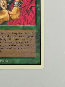 Berserk - Unlimited Ed. 1993 - MTG card [LP, see notes] - Image 4