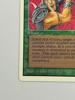 Berserk - Unlimited Ed. 1993 - MTG card [LP, see notes] - Image 5
