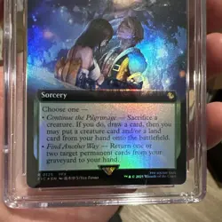 MTG Final Fantasy Yuna's Decision #125 *FOIL* Extended Art Pop 1 CGC Pristine 10 - Image 3