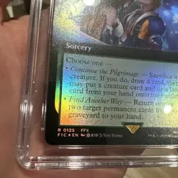 MTG Final Fantasy Yuna's Decision #125 *FOIL* Extended Art Pop 1 CGC Pristine 10 - Image 4