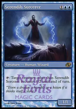 Serendib Sorcerer 1x FOIL PLC MTG Planar Chaos Rare MINT blue - Image 1