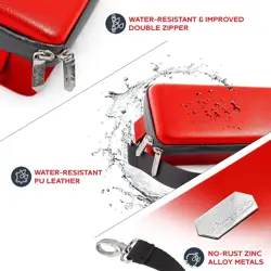 s Red Card Case, Perfect for MTG Deck, Premium Storage Box, for Trading Cards... - Image 3