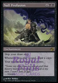 Null Profusion 1x FOIL PLC MTG Planar Chaos Rare MINT black - Image 1