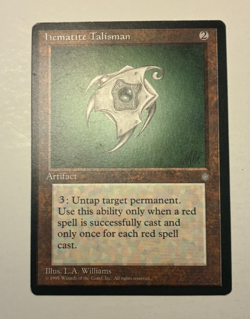 MTG Ice Age Hematite Talisman nm Uncommon - Image 1