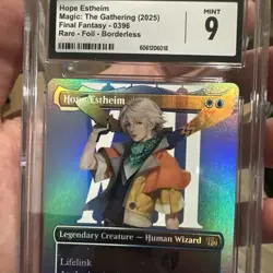 MTG | FIN | Hope Estheim (Borderless) | 396 Foil Graded CGC 9 Mint 🔥 Low Pop - Image 4