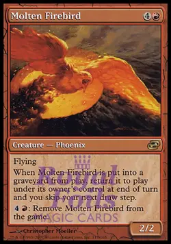 Molten Firebird 1x FOIL PLC MTG Planar Chaos Rare MINT red - Image 1