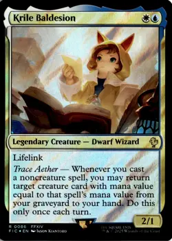 MTG Commander: FINAL FANTASY Surge Foil Krile Baldesion R 86 NM Pack Fresh Actua - Image 1