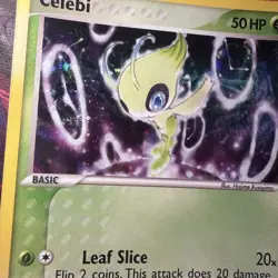 2005 Pokemon TCG - SWIRL! Celebi (029) Nintendo Black Star Promo - NM - Image 3