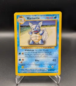 Wartortle - 42/102 Base Set Uncommon - MP - Pokemon TCG WOTC Vintage - Image 1