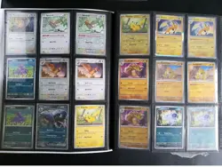 Pokemon Scarlet Violet 151 Binder Complete Base Set 165 Cards all reverse EX's - Image 3