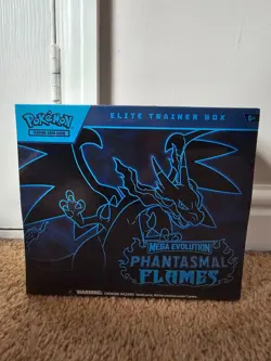 Pokemon TCG: Mega Evolution Phantasmal Flames - Elite Trainer Box - Sealed ETB - Image 1
