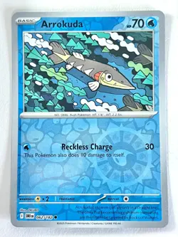 Arrokuda 062/182 Reverse Holo Destined Rivals Pokemon TCG - Pack Fresh Near Mint - Image 3