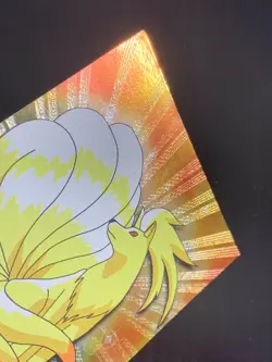 Ninetails 38 Black Logo Foil TV Animation Edition 1999 Topps Pokemon Holo - Image 2