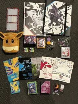 Pokemon TCG Accessories Lot • Binders Player Guides Dice Sleeves Counters - Image 1