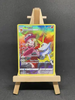 Braixen TG01/TG30 Silver Tempest Trainer Gallery Illustration Rare Pokemon NM - Image 1