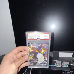 Pokemon Charizard VMAX SV107 Shining Fates Shiny Vault Holo PSA 10 - Image 1