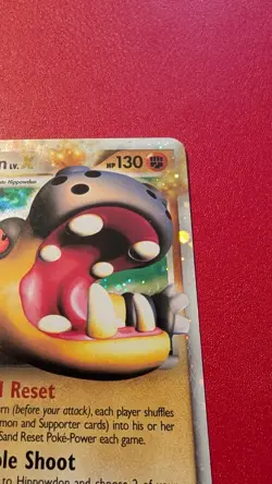 Pokemon Hippowdon LV.X Ultra Rare Holo Rising Rivals 107/111 130 HP Level Up - Image 2