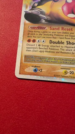 Pokemon Hippowdon LV.X Ultra Rare Holo Rising Rivals 107/111 130 HP Level Up - Image 5