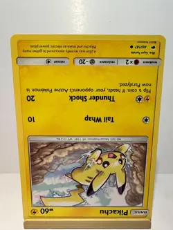 Pikachu 40/147 Common Burning Shadows Pokemon Lightly Played - Image 2