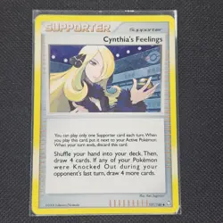 Cynthia's Feelings - 131/146 - Cosmos Holo - Legends Awakened - Pokemon - LP - Image 1