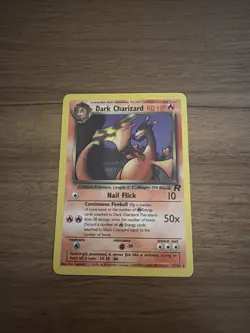 Pokemon TCG Team Rocket Unlimited Dark Charizard 21/82 Regular (LP) - Image 1
