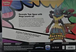 Pokemon TCG: Ascended Heroes Premium Poster Collection Mega Lucario Sealed Box - Image 2