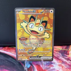 Pokemon Meowth EX 107/088 Perfect Order NEW IN HAND - Image 1