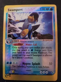 Pokemon Swampert Ruby & Sapphire Holo Rare 13/109 Reverse Holo LP - Image 1