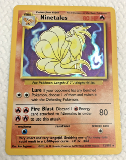 Ninetales - Holo - 12/102 Base Set - Pokemon TCG - 1999 LP - Image 5
