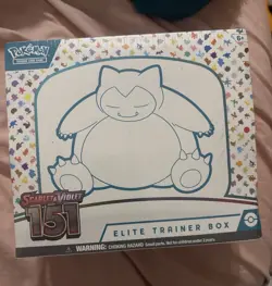 Pokemon TCG Scarlet & Violet 151 Elite Trainer Box Snorlax English 11 Packs 2023 - Image 1