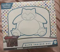 Pokemon TCG Scarlet & Violet 151 Elite Trainer Box Snorlax English 11 Packs 2023 - Image 2