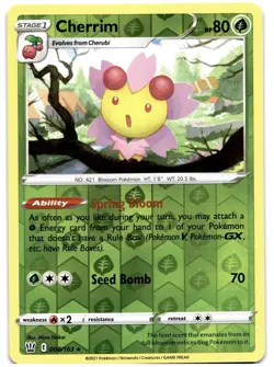 Cherrim 008/163 Pokemon TCG Sword & Shield Battle Styles Reverse Holo MINT NM - Image 1