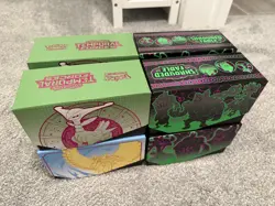 Pokemon Scarlet & Violet Trading Card Game (TCG) EMPTY Box Lot (8)! - Image 1