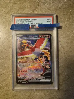 Pokemon TCG Ethan's Ho-Oh EX Sir 230/182 en PSA 9 Mint - Image 1