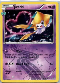 Pokemon TCG Jirachi RC13 Generations Holo LP - Image 1