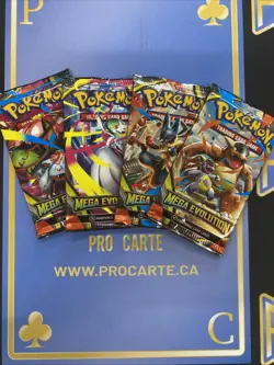 POKEMON TCG MEGA EVOLUTION BOOSTER BOX PACK (MEGA-LUCARIO-EX) - Image 1