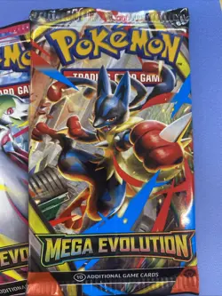 POKEMON TCG MEGA EVOLUTION BOOSTER BOX PACK (MEGA-LUCARIO-EX) - Image 3