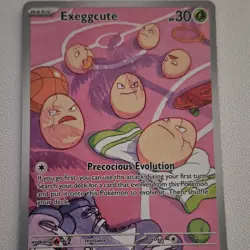 Pokemon Exeggcute 192/191 SV08: Surging Sparks Illustration Rare Holo 30 HP - Image 1