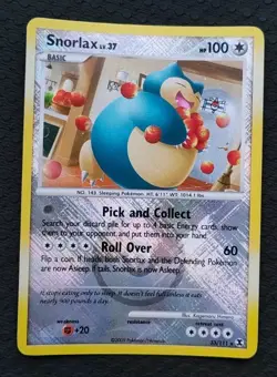 Snorlax - Pokemon TCG Rising Rivals 33 - Reverse Holo League Crosshatch - Image 1
