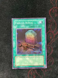 Foolish Burial TU02-EN004 Super Rare Unlimited VG Yugioh! - Image 1