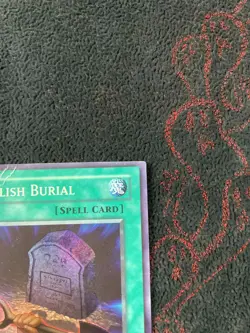 Foolish Burial TU02-EN004 Super Rare Unlimited VG Yugioh! - Image 3