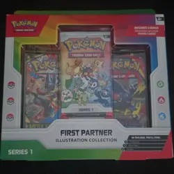 Pokemon First Partner Illustration Collection Series 1 Promo Cards Box - Image 1
