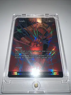 Tangle - Spider-Man MTG Borderless FOIL 0038 Marvel Card NM/M - Image 1